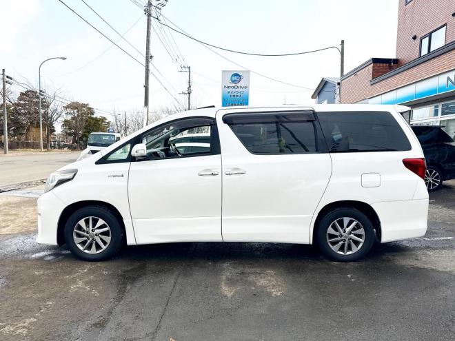 アルファードハイブリッドハイブリッド2.4SR 4WD　ローンが不安な方＜優遇ローン＞　本州仕入 ダブルサンルーフ　純正SDナビTV　両側パワースライド 4WD 2400 5Dr