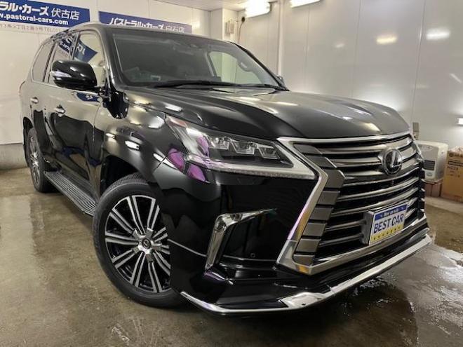 レクサスＬＸ５７０　本州仕入　寒冷地仕様　禁煙車　クリフォードセキュリティ　純正２１インチＡＷ　社外１８ＡＷ＋スタッドレスタイヤ付　純正ブラックレザーシート　ヘッドアップディスプレイ　全方位パノラミックビューモニター 4WD 5700 5Dr