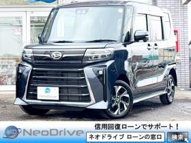 タント　660カスタムX 4WD　ローンが不安な方＜優遇ローン＞　寒冷地仕様　純正ディスプレイオーディオ　両側パワースライドドア 4WD 660 5Dr
