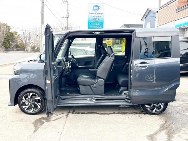 タント660カスタムX 4WD　ローンが不安な方＜優遇ローン＞　寒冷地仕様　純正ディスプレイオーディオ　両側パワースライドドア 4WD 660 5Dr