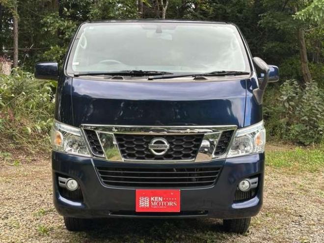 キャラバンNV350 2.5 プレミアムGX ロングボディ ディーゼルターボ 4WD　パワステ　パワーウィンドウ　純正ナビ　社外アルミ　ABS　リアヒーター　フルセグ　バックカメラ　ETC　キーレス　両側スライドドア 2500