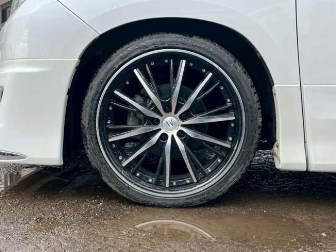 アルファード2.4 240X 4WD　モデリスタエアロ　車高調　ETC　後席モニター　両側電動スライドドア　社外エンジンスターター　パワステ　パワーウィンドウ　純正ナビ　純正アルミ　バックカメラ　キーレスエントリー　3列シート　ABS 2400