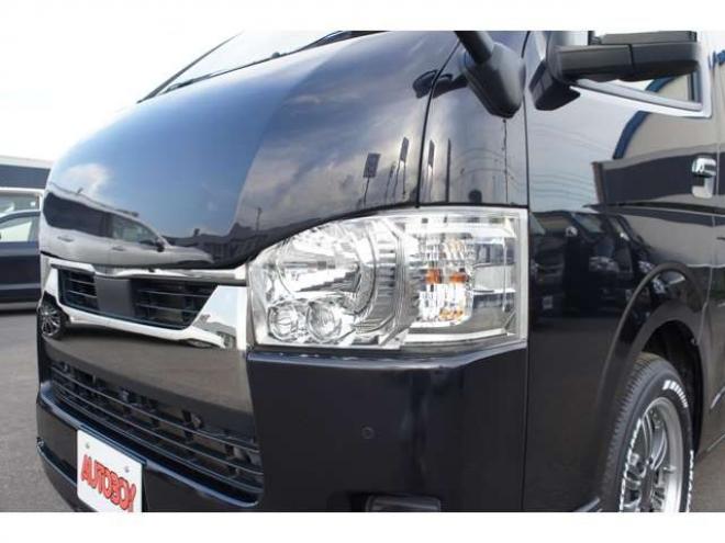 ハイエースバン2.8 スーパーGL ダークプライムII ロングボディ ディーゼルターボ 4WD　415COBRA　クリーンルック3Fスポ&BY2ボンネット&ステージ2ルーフスポ&バッドラッカーIII17インチAW&フラットベッドキット　ヨコハマPARADA17インチ　デジタルインナー　パノラマモニター　両側パワースライドドア 2800