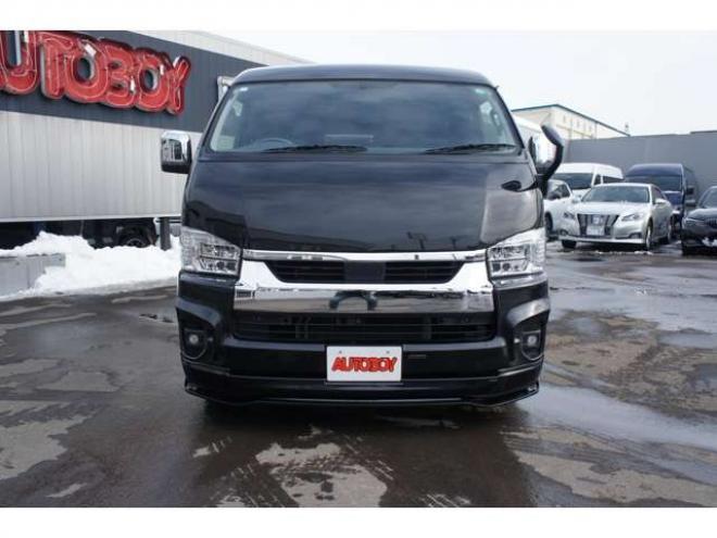 ハイエース2.7 GL ロング ファインテックツアラー 4WD　415COBRA　ファントムヘッドライトシステム&フェイスリフトキット&F/S/R/ルーフスポ/ボンネット/プレステージテールランプ&新作バッドラッカーHP-6　18インチAW　TOYO　H30　225/50R18 2700