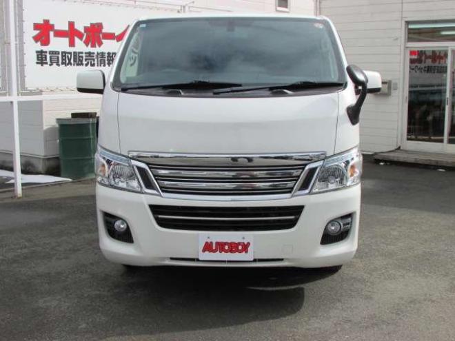 キャラバンNV350 2.5 ライダー プレミアムGX ロングボディ ディーゼルターボ 4WD　純正ナビ/フルセグTV/バックカメラ/ブルートゥース/オートライト/リヤヒーター・クーラー/スマートキー/PUSHスタート/エンジンスターター/ETC 2500