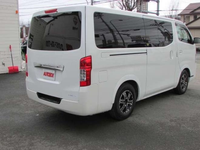 キャラバンNV350 2.5 ライダー プレミアムGX ロングボディ ディーゼルターボ 4WD　純正ナビ/フルセグTV/バックカメラ/ブルートゥース/オートライト/リヤヒーター・クーラー/スマートキー/PUSHスタート/エンジンスターター/ETC 2500