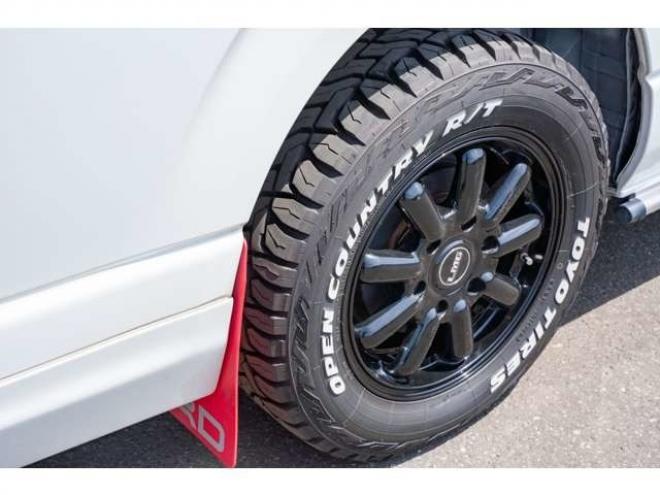 レジアスエース2.8 スーパーGL ダークプライムII ロングボディ ディーゼルターボ 4WD　バン　TRDバンパー&アルパインBIG-X11型　リアヒーター&クーラー　プッシュスタート　スマートキー　　両側スライドドア　ドラレコ　ETC　車線逸脱防止　横滑り防止装置　電動格納ミラー　ベッドキッド 2800