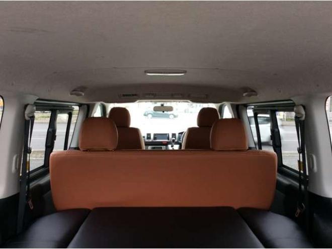 ハイエースバン3.0 スーパーGL ロング ディーゼルターボ 4WD　リアヒーター&クーラー　キーレス　ETC　電動格納ミラー　デュアルエアコン　ベッドキッド　フロントフォグランプ　clarionSDナビ(NXL13)　AUX　Bluetooth　USB　16インチAW 3000