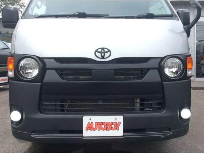 ハイエースバン2.8 DX ロング GLパッケージ ディーゼルターボ 4WD　キーレス　両側スライドドア　フロントフォグランプ　衝突被害軽減システム　車線逸脱防止　横滑り防止装置　パワーヒート　オートマチックハイビーム　バックカメラ　メモリナビ　フルセグTV　　電動格納ミラー 2800