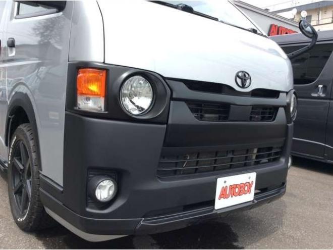 ハイエースバン2.8 DX ロング GLパッケージ ディーゼルターボ 4WD　キーレス　両側スライドドア　フロントフォグランプ　衝突被害軽減システム　車線逸脱防止　横滑り防止装置　パワーヒート　オートマチックハイビーム　バックカメラ　メモリナビ　フルセグTV　　電動格納ミラー 2800