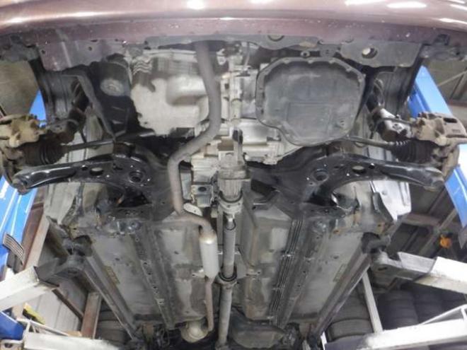 ミラココアL 4WD　ナビ・TV・B/T・Bカメラ・社外エンスタ・車検新規2年・リア修復済み・キーレスキー・エコアイイドル・ライトレベライザー・ベンチシート 660