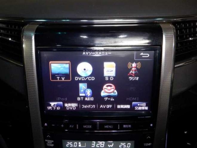 ヴェルファイア3.5 Z Gエディション 4WD　後期型・ナビ・BT・TV・バックカメラ・両側電動・パワーシート・サイドカメラ・フリップダウンモニタ・パワーバックドア・ETC・クルコン 3500