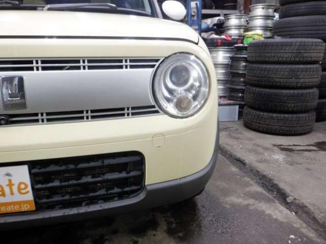 ラパンX 4WD　ナビ　Bluetoothオーディオ　フルセグTV　USB接続　全方位カメラ　衝突軽減ブレーキ　ステアリングスイッチ　ETC　アイドリングストップ　シートヒーター　HID　スマートキー　プッシュスタート 660