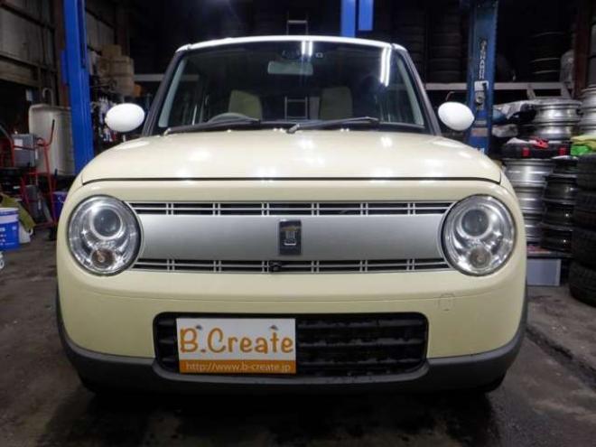 ラパンX 4WD　ナビ　Bluetoothオーディオ　フルセグTV　USB接続　全方位カメラ　衝突軽減ブレーキ　ステアリングスイッチ　ETC　アイドリングストップ　シートヒーター　HID　スマートキー　プッシュスタート 660