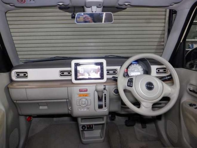 ラパンX 4WD　ナビ　Bluetoothオーディオ　フルセグTV　USB接続　全方位カメラ　衝突軽減ブレーキ　ステアリングスイッチ　ETC　アイドリングストップ　シートヒーター　HID　スマートキー　プッシュスタート 660