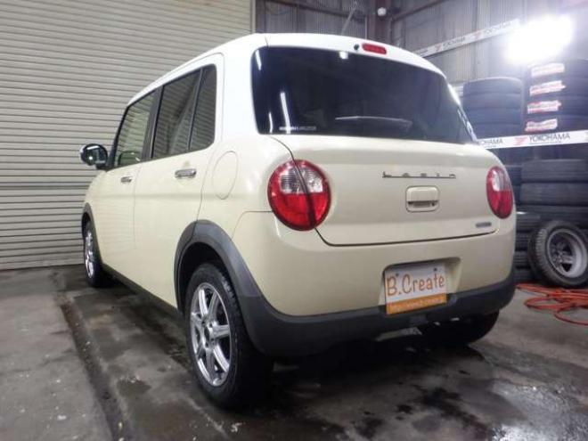 ラパンX 4WD　ナビ　Bluetoothオーディオ　フルセグTV　USB接続　全方位カメラ　衝突軽減ブレーキ　ステアリングスイッチ　ETC　アイドリングストップ　シートヒーター　HID　スマートキー　プッシュスタート 660