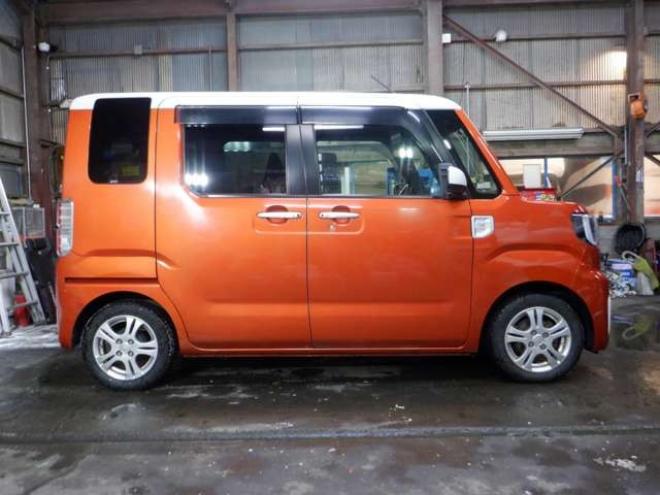 ウェイクG SA 4WD　ナビ・TV・Bカメラ・B/T・両側電動・スマートキープッシュスタート・LEDヘッドライト・ETC・シートヒーター・アイドリングストップ・純正エンスタ・衝突軽減・ベンチシート・ターボ 660