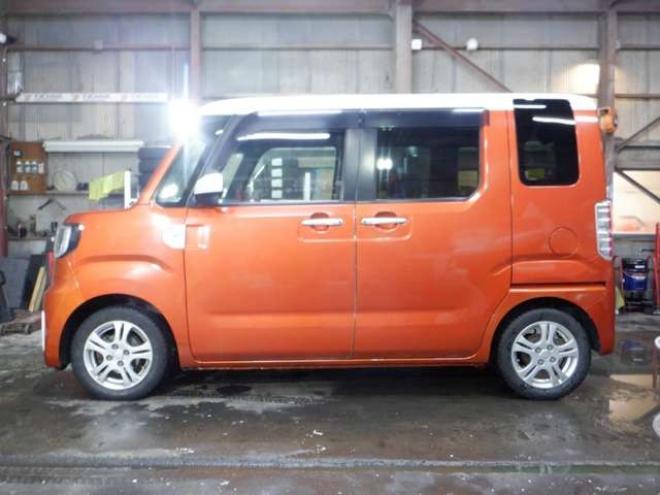 ウェイクG SA 4WD　ナビ・TV・Bカメラ・B/T・両側電動・スマートキープッシュスタート・LEDヘッドライト・ETC・シートヒーター・アイドリングストップ・純正エンスタ・衝突軽減・ベンチシート・ターボ 660