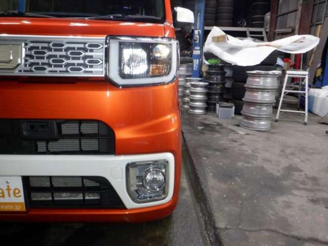 ウェイクG SA 4WD　ナビ・TV・Bカメラ・B/T・両側電動・スマートキープッシュスタート・LEDヘッドライト・ETC・シートヒーター・アイドリングストップ・純正エンスタ・衝突軽減・ベンチシート・ターボ 660