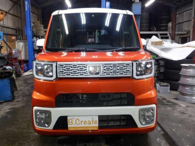 ウェイクG SA 4WD　ナビ・TV・Bカメラ・B/T・両側電動・スマートキープッシュスタート・LEDヘッドライト・ETC・シートヒーター・アイドリングストップ・純正エンスタ・衝突軽減・ベンチシート・ターボ 660