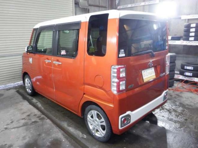 ウェイクG SA 4WD　ナビ・TV・Bカメラ・B/T・両側電動・スマートキープッシュスタート・LEDヘッドライト・ETC・シートヒーター・アイドリングストップ・純正エンスタ・衝突軽減・ベンチシート・ターボ 660