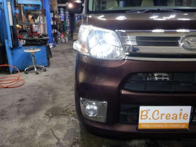 タントXターボ SA 4WD　ナビ・TV・バックカメラ・両側電動・ターボ・スマートキー・プッシュスタート・スマアシ・ライトレベライザー・フォグランプ・純正エンスタ・リア席サンシェード・アイドリングストップ・ベンチシート・ 660