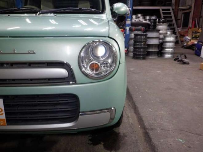 ラパンショコラ X 4WD　ナビ・TV・DVD再生・バックカメラ・スマートキー・プッシュスタート・HID・シートヒーター・アイドリングストップ・ETC・社外エンスタ・ベンチシート・ドアバイザー・オートライト 660