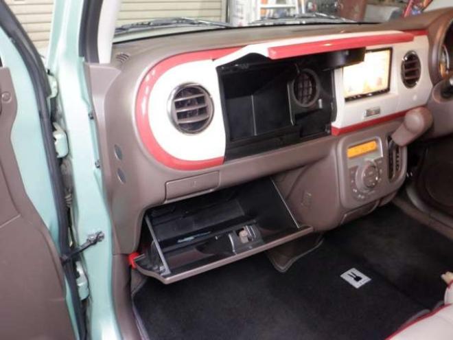 ラパンショコラ X 4WD　ナビ・TV・DVD再生・バックカメラ・スマートキー・プッシュスタート・HID・シートヒーター・アイドリングストップ・ETC・社外エンスタ・ベンチシート・ドアバイザー・オートライト 660