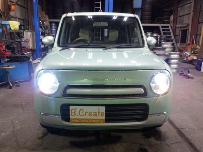 ラパンショコラ X 4WD　ナビ・TV・DVD再生・バックカメラ・スマートキー・プッシュスタート・HID・シートヒーター・アイドリングストップ・ETC・社外エンスタ・ベンチシート・ドアバイザー・オートライト 660