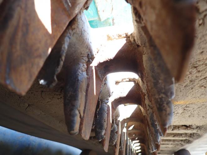 キャリアダンプゴムキャタ新品交換予定　積載6500KG　苫小牧ヤード