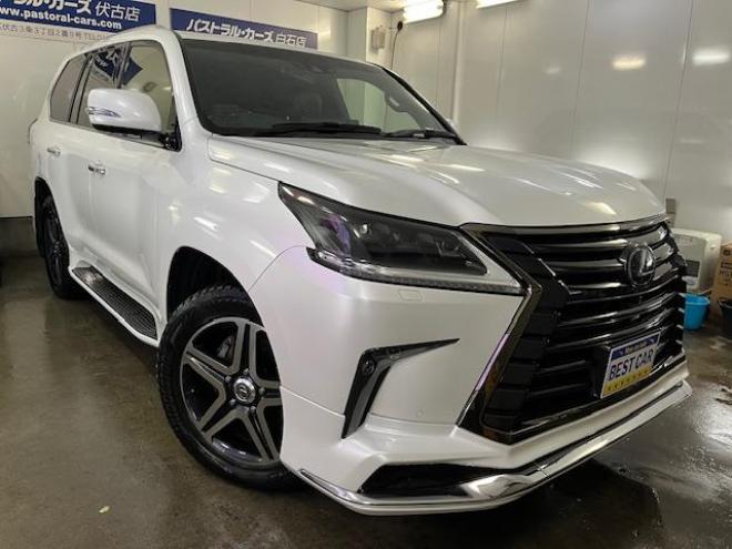 レクサスＬＸ５７０　ブラックシークエンス　寒冷地仕様　マークレビンソン　リアエンターテイメント　純正２１インチＡＷ　社外２０ＡＷ＋スタッドレスタイヤ付　純正ブラックレザーシート　電動サンルーフ　ヘッドアップディスプレイ　リア５面フィルム施工 4WD 5700 5Dr