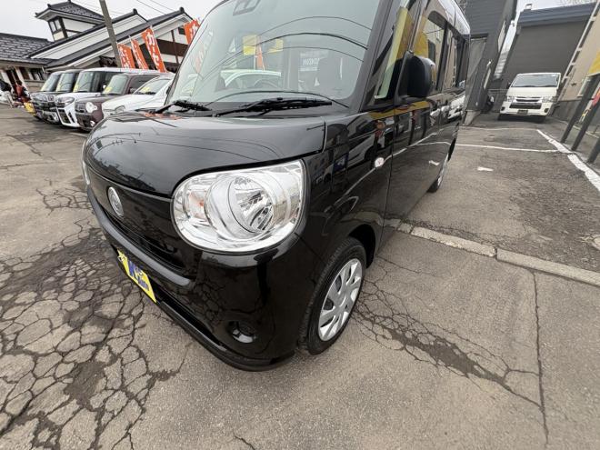 ムーヴキャンバスMOVE CANBUS 4WD X SA3　ワンオーナー　本州仕入　ワンタッチ両パワースライドドア　スマートキースペアー有　Bluetoothフルセグナビ　バックカメラ　スタットレス　バイザー　エンジンオイル交換　CVTオイル交換 4WD 660 ５Dr