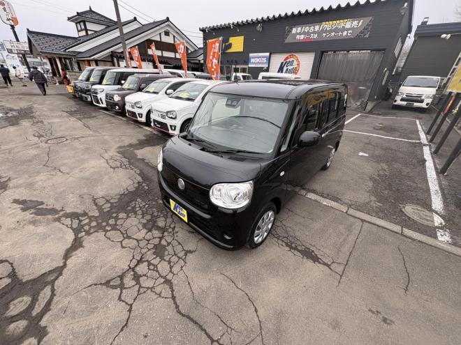 ムーヴキャンバスMOVE CANBUS 4WD X SA3　ワンオーナー　本州仕入　ワンタッチ両パワースライドドア　スマートキースペアー有　Bluetoothフルセグナビ　バックカメラ　スタットレス　バイザー　エンジンオイル交換　CVTオイル交換 4WD 660 ５Dr