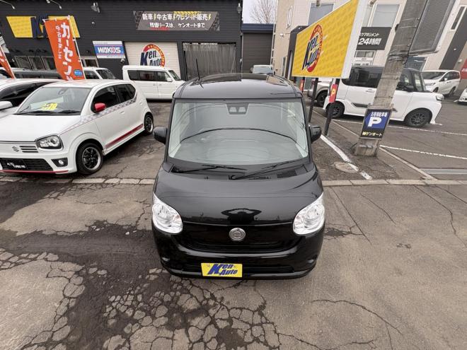 ムーヴキャンバスMOVE CANBUS 4WD X SA3　ワンオーナー　本州仕入　ワンタッチ両パワースライドドア　スマートキースペアー有　Bluetoothフルセグナビ　バックカメラ　スタットレス　バイザー　エンジンオイル交換　CVTオイル交換 4WD 660 ５Dr