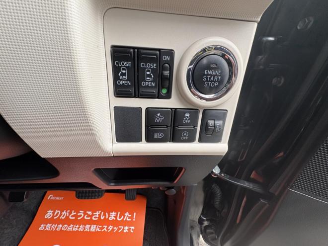 ムーヴキャンバスMOVE CANBUS 4WD X SA3　ワンオーナー　本州仕入　ワンタッチ両パワースライドドア　スマートキースペアー有　Bluetoothフルセグナビ　バックカメラ　スタットレス　バイザー　エンジンオイル交換　CVTオイル交換 4WD 660 ５Dr