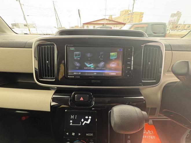 ムーヴキャンバスMOVE CANBUS 4WD X SA3　ワンオーナー　本州仕入　ワンタッチ両パワースライドドア　スマートキースペアー有　Bluetoothフルセグナビ　バックカメラ　スタットレス　バイザー　エンジンオイル交換　CVTオイル交換 4WD 660 ５Dr