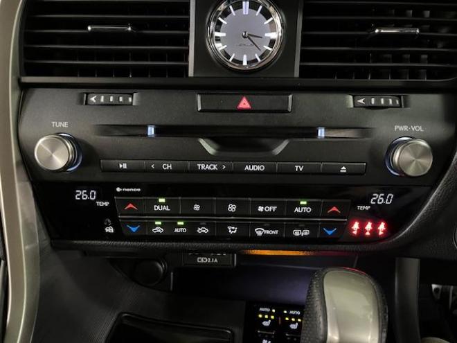 レクサスＲＸ４５０ｈ　Ｆスポーツ　寒冷地仕様　純正２０ＡＷ＋新品夏タイヤ　社外１８ＡＷ＋スタッドレスタイヤ付　レクサスセーフティセンス　純正ブラックレザーシート　電動サンルーフ　前後ドライブレコーダー　全方位アラウンドビューモニター 4WD 3500 5Dr