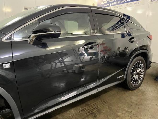 レクサスＲＸ４５０ｈ　Ｆスポーツ　寒冷地仕様　純正２０ＡＷ＋新品夏タイヤ　社外１８ＡＷ＋スタッドレスタイヤ付　レクサスセーフティセンス　純正ブラックレザーシート　電動サンルーフ　前後ドライブレコーダー　全方位アラウンドビューモニター 4WD 3500 5Dr