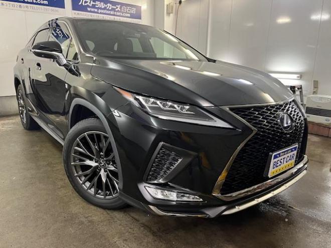 レクサスＲＸ４５０ｈ　Ｆスポーツ　寒冷地仕様　純正２０ＡＷ＋新品夏タイヤ　社外１８ＡＷ＋スタッドレスタイヤ付　レクサスセーフティセンス　純正ブラックレザーシート　電動サンルーフ　前後ドライブレコーダー　全方位アラウンドビューモニター 4WD 3500 5Dr
