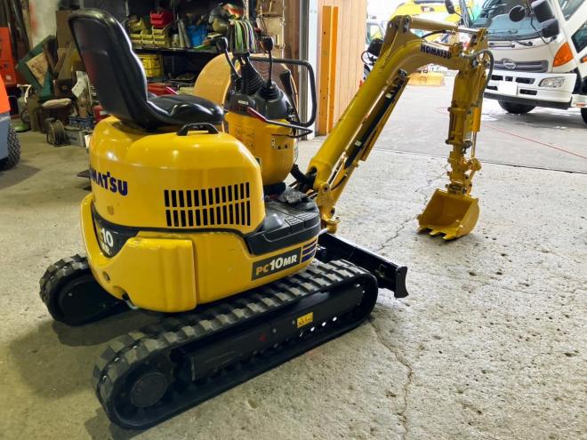 バックホーコマツ　中古　PC10MR-2　ブレーカー付　建機