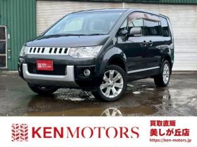 デリカ　D：5 2.4 G パワーパッケージ 4WD　ETC　アルパインBIGナビ　バックカメラ　両側電動スライドドア　パワステ　パワーウィンドウ　純正アルミ　クルーズコントロール　エアコン　キーレスエントリー　横滑り防止装置　盗難防止装置　3列シート 2400