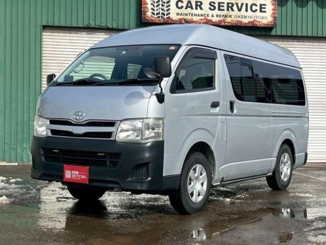 ハイエースバン3.0 DX ロング ハイルーフ ディーゼルターボ 4WD　エアコン　キーレスエントリー　パワステ　パワーウィンドウ　ABS　盗難防止装置　片側スライドドア 3000