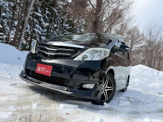 アルファード3.5 350G Lパッケージ 4WD　ETC　後席モニター　両側電動スライドドア　社外エンジンスターター　パワーウィンドウ　パワーバックドア　純正ナビ　　バックカメラ　キーレス　3列シート　ABS 電動シート　シートヒーター　パワステ 3500