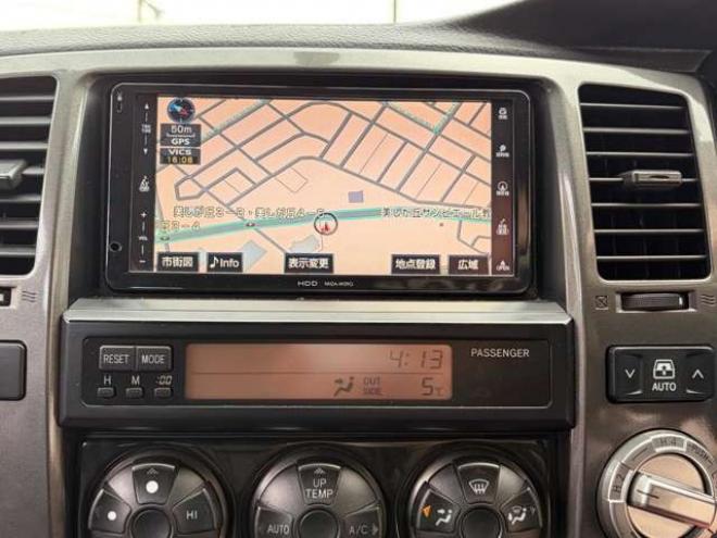 ハイラックスサーフ2.7 SSR-X リミテッド 4WD　社外アルミホイール　リフトアップ　社外ナビ　バックカメラ　ETC　寒冷地仕様　ABS　キーレスエントリー　パワステ　パワーウィンドウ　盗難防止装置　エアコン　ルーフレール 2700