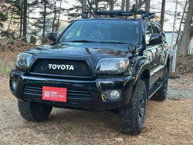 ハイラックスサーフ2.7 SSR-X 4WD　社外地デジナビ　バックカメラ　ウーハー　ドライブレコーダー　ルーフキャリア　ETC　オールテレーンタイヤ　リフトアップ　サンルーフ　社外アルミホイール　ABS　パワーウィンドウ　パワステ　社外グリル 2700