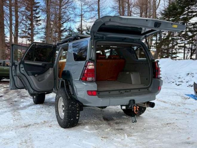 ハイラックスサーフ2.7 SSR-X アメリカンバージョン 4WD　社外ナビ　バックカメラ　リフトアップ　社外アルミ　エアコン　社外ETC　グリルガード　グッドリッチマフラー　LEDライト　全塗装済　パワーウィンドウ　パワステ　キーレス　ダッシュマット　タープ 2700