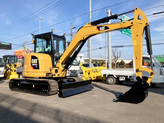 バックホーCAT　中古　305.5E2CR　クレーン仕様　建機