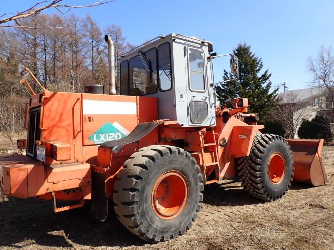 ホイールローダLX120-2　ワンタッチマルチプラウ＆バケット　恵庭ヤード