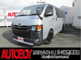 ハイエースバン　3.0 スーパーGL ロング ディーゼルターボ 4WD　リアヒーター&クーラー　キーレス　ETC　電動格納ミラー　デュアルエアコン　ベッドキッド　フロントフォグランプ　clarionSDナビ(NXL13)　AUX　Bluetooth　USB　16インチAW 3000