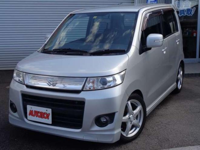 ワゴンRスティングレー T 4WD　ターボ　キーフリー　ローダウン　エアロ　車検整備付 660